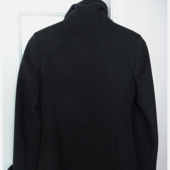 Aritzia T. Babaton Howell Wool Cashmere Double Breast High Collar Peacoat XXS - Picture 5 of 13